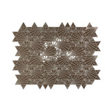 Challah Cover Magen David Taupe