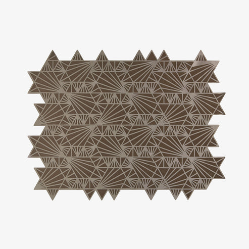 Challah Cover Magen David Taupe