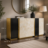 Rock Crystal Marquetry Sideboard