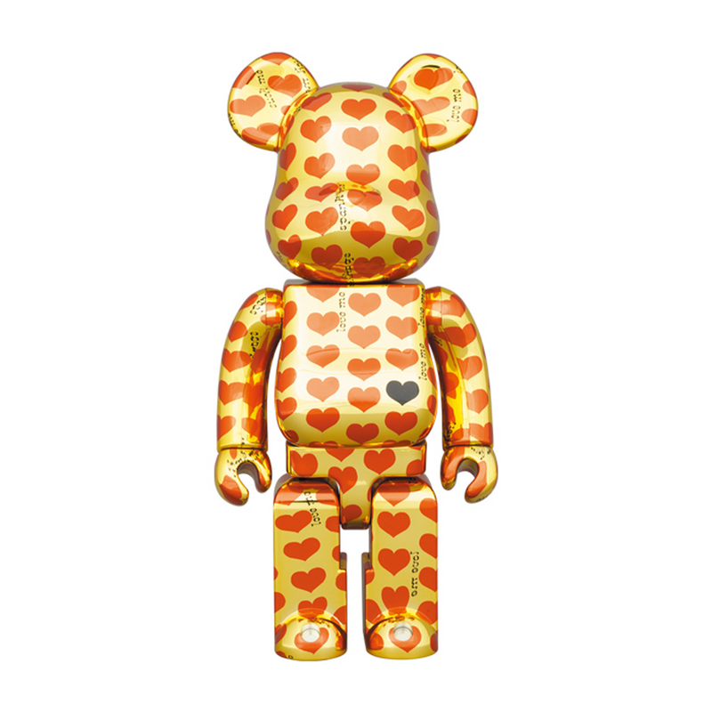 hideBE@RBRICK Gold Heart 100% & 400% BE@RBRICK Gold Heart 100% & 400% – Level
