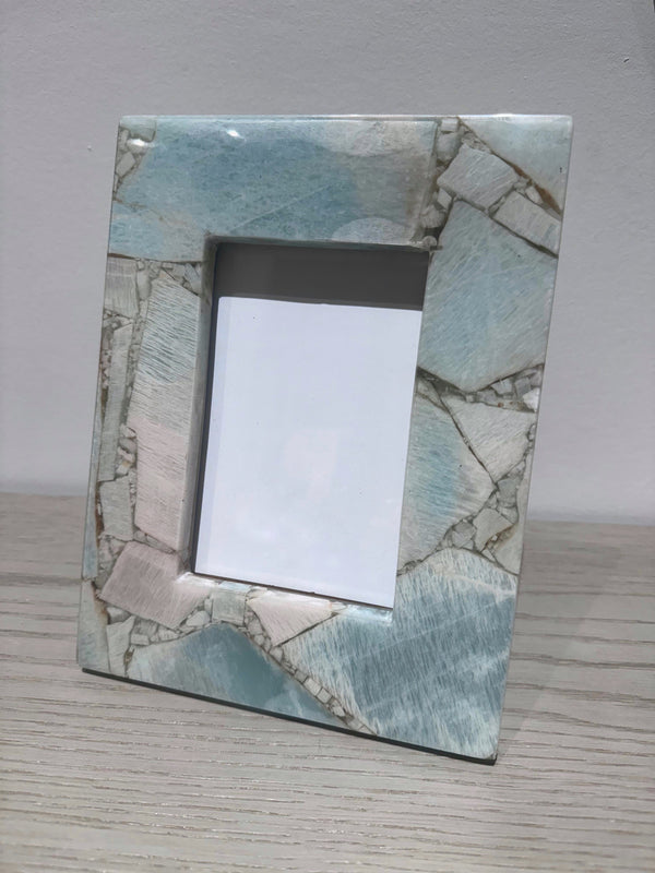 4x6 Light Malchite Photo Frame