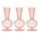 Tess Bud Vase in Blush, Set of 3 in a Box
