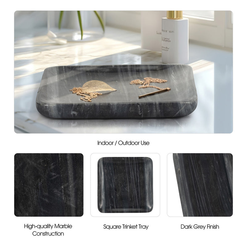 Grey Marble Tray