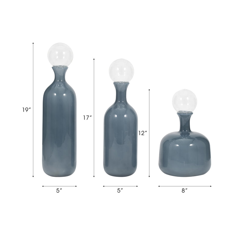 Glass Bottles Set