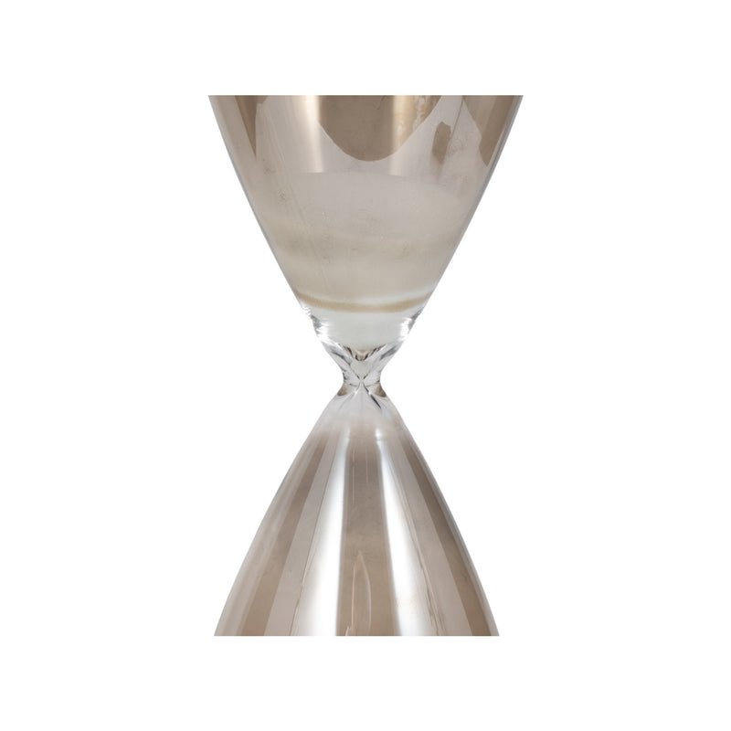 Grey Glass Hourglass