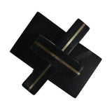 Black Rectangular Marble Knot