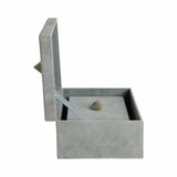 Suede Small Box w/Stone