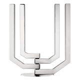 ARBORESCENCE Stainless Steel 4-Arm Candelabra
