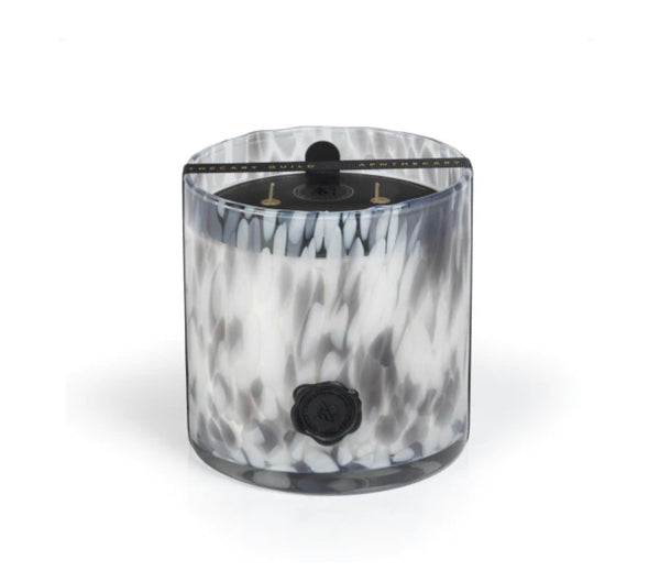 Three-Wick Candle Jar - Clear & Gray