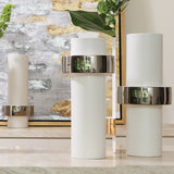 Silver Ring Vases