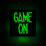 Game On' Glass Neon Sign