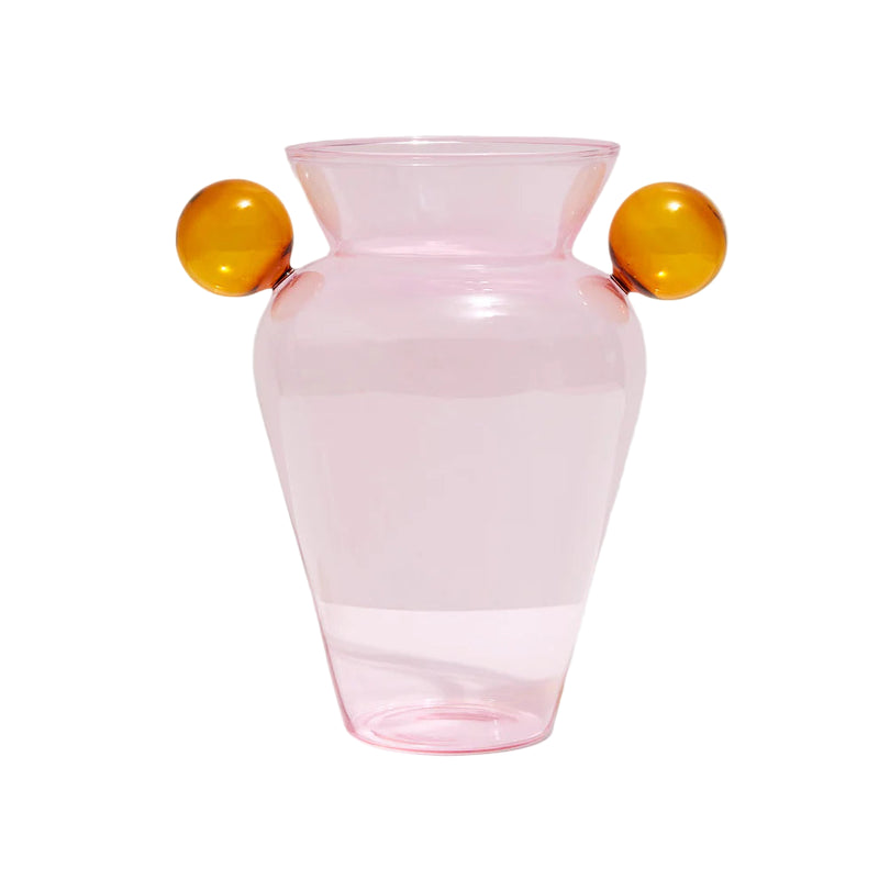 GEO URN - PINK + AMBER