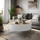 Gold Leaf Coffee Table