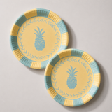 Gold Pineapple Dessert Plates