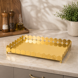Gold Rectangular Tray