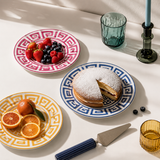 Greek Key Dinner Plates