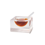 Acrylic Honey & Salt Dish White