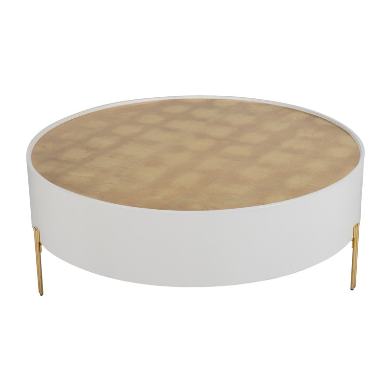 Gold Leaf Top Coffee Table