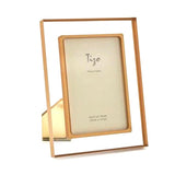 Lucite Frame Gold Border