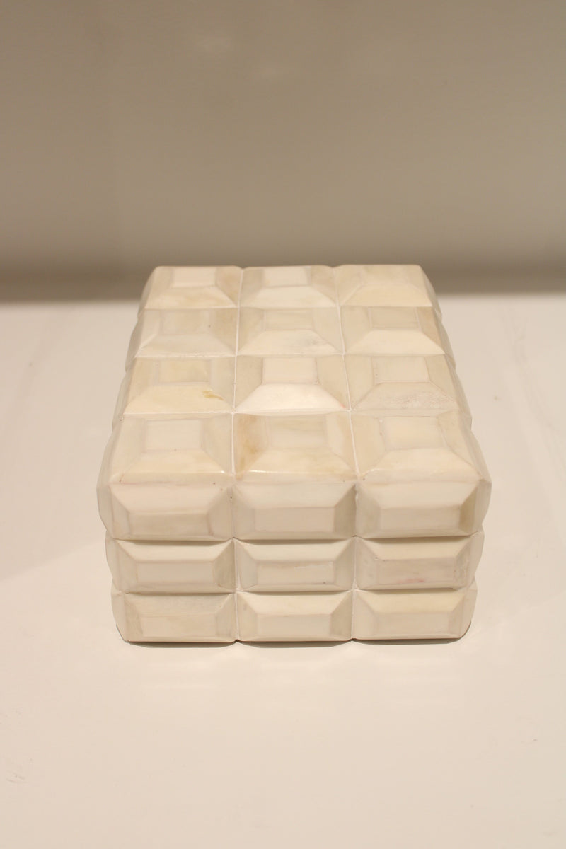 Cream Medium 3D Box