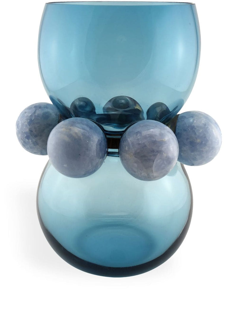 TIFFANY Vase- Ice Blue/Celestine
