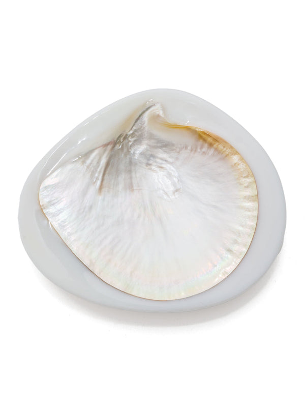 ROUND CAVIAR DISH -IVORY