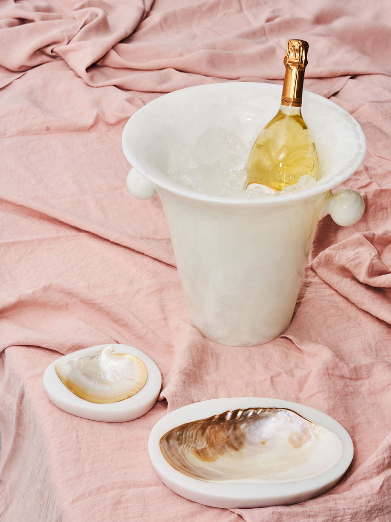 ROUND CAVIAR DISH -IVORY