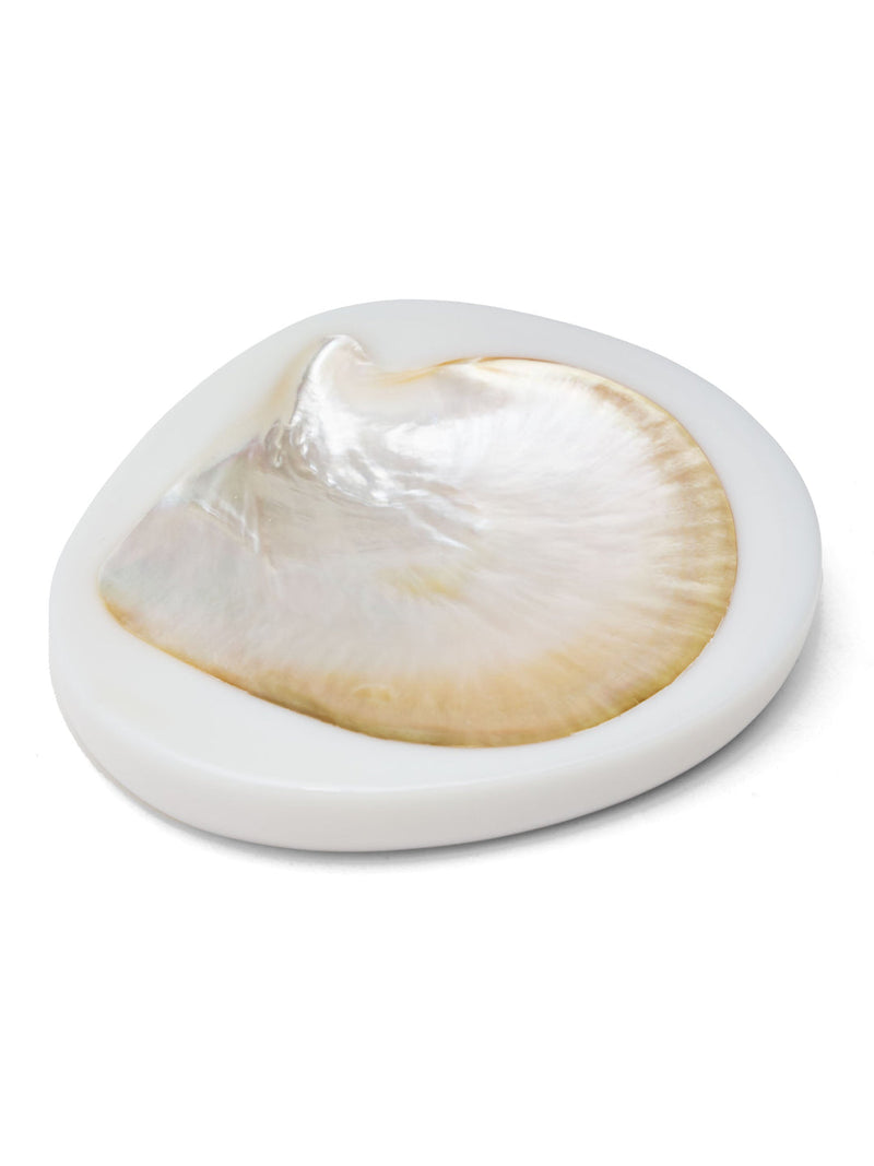 ROUND CAVIAR DISH -IVORY