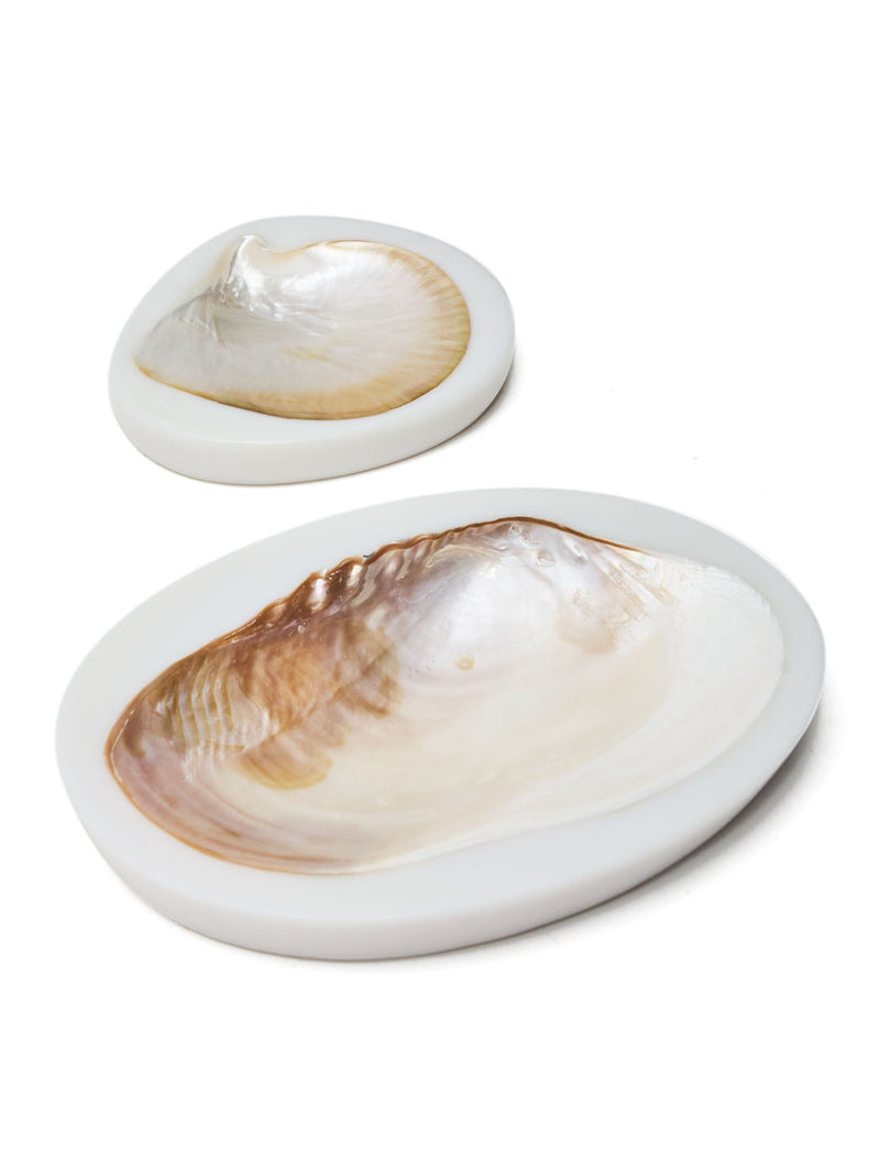 ROUND CAVIAR DISH -IVORY