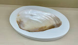 LARGE CAVIAR DISH -IVORY