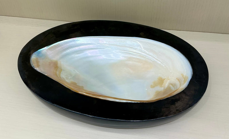 LARGE CAVIAR DISH -CHARCOAL