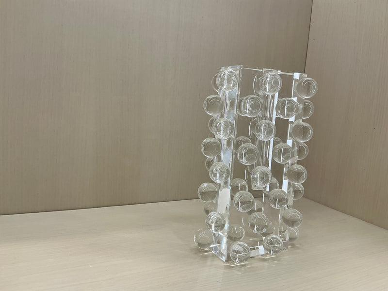 Crystals Glass Vase Large
