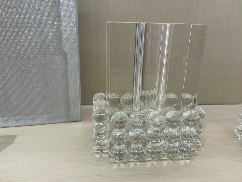Crystal Glass Rectangle Vase