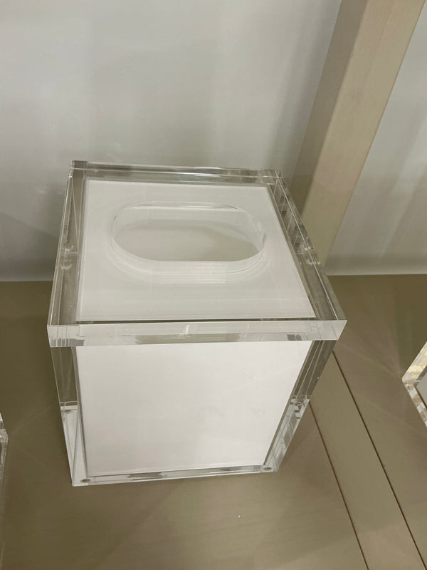 White Tissue Box
