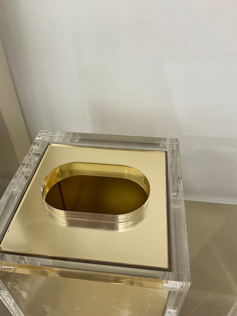 Gold Tissue Box