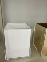 White Waste Basket