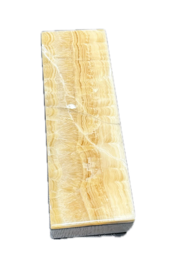 HONEY ONYX BRASS BOX