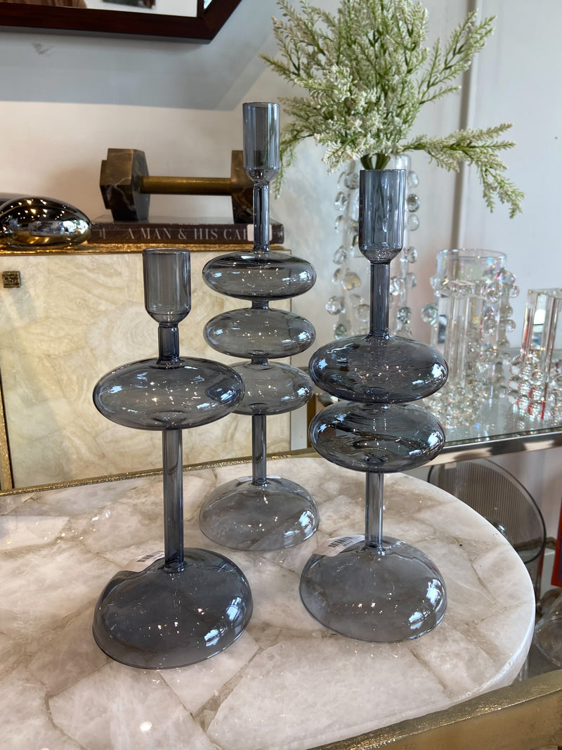 BUBBLE TAPER CANDLE HOLDER II