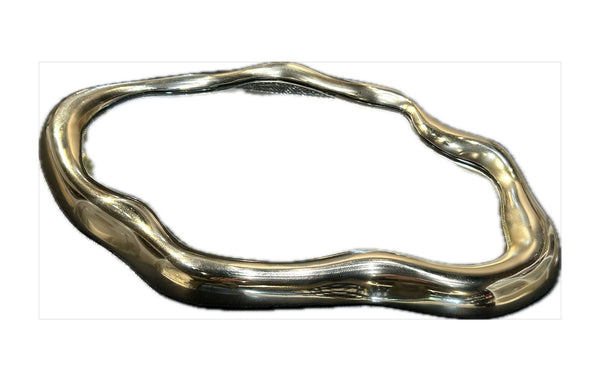 FLOWING LARGE GOLD TRAY