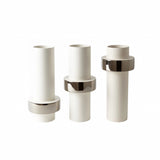 Silver Ring Vases