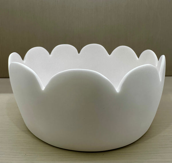 FLEUR Large Bowl -White