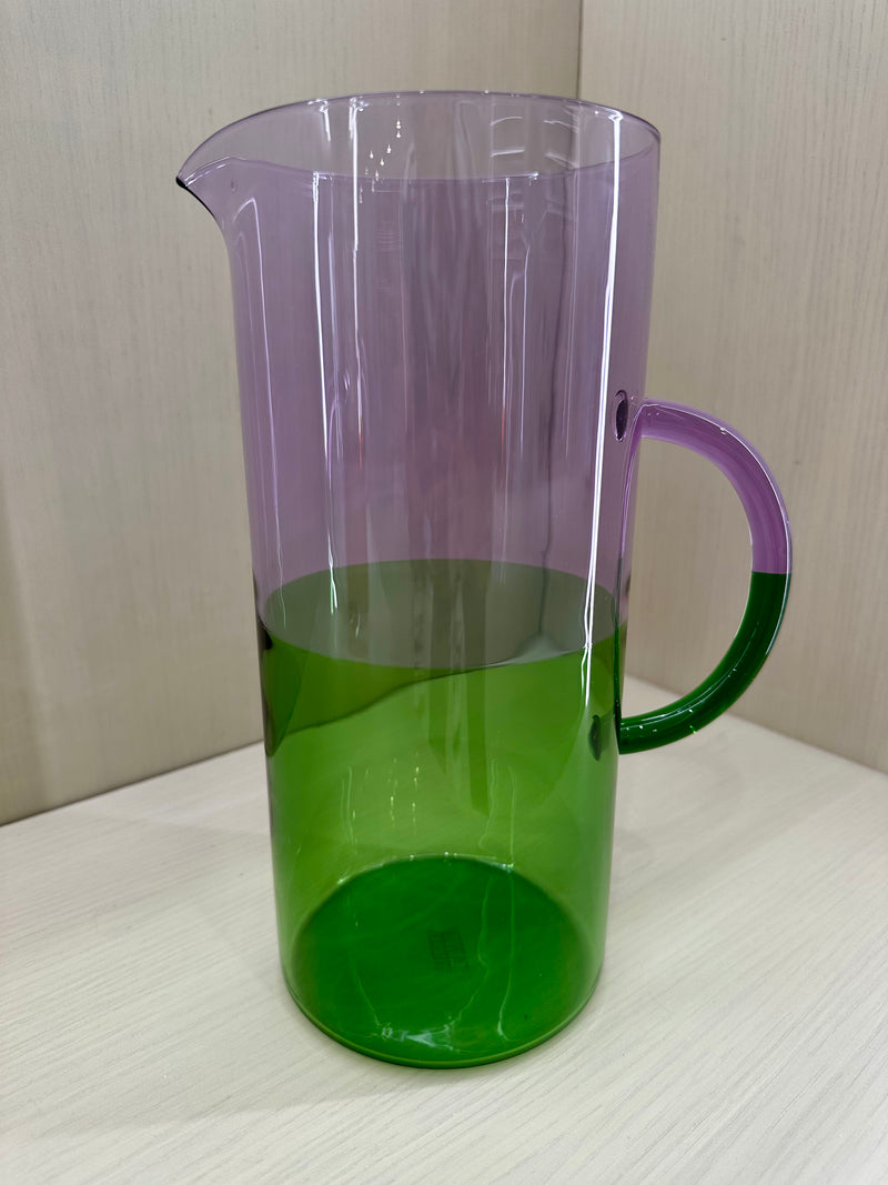 TWO TONE PITCHER - LILAC + GREEN
