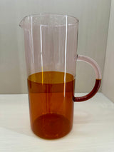 TWO TONE PITCHER - PINK + AMBER