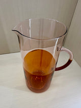 TWO TONE PITCHER - PINK + AMBER