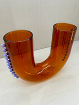 PEARL U VASE - AMBER + LILAC