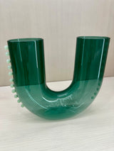PEARL U VASE - TEAL + JADE