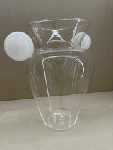 GEO URN - CLEAR + WHITE