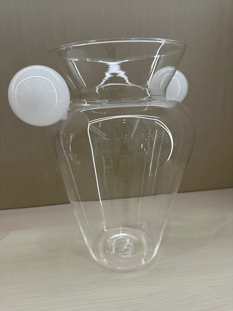 GEO URN - CLEAR + WHITE