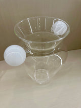 GEO URN - CLEAR + WHITE