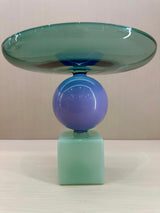 GEO CAKE STAND - TEAL